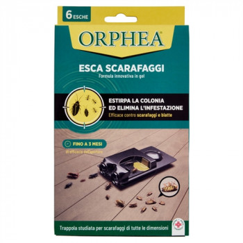 ORPHEA ESCA SCARAFAGGI E BLATTE FORMULA INNOVATIVA CON GEL, ESTIRPA LA COLINIA ED...