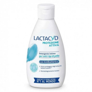 INTIMO PROTEZIONE ATTIVA CON ANTIBATTERICO PER TUTTI I TIPI DI PELLE 200 ML LACTACYD