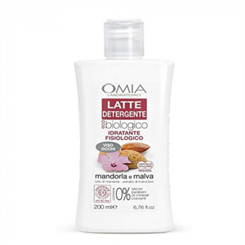 OMIA BIO LATTE DETERGENTE ALLA MANDORLA E MALVA IDRATANTE FISIOLOGICO VISO/OCCHI 200 ML