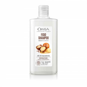 OMIA BIO SHAMPOO RIPARATORE CON OLIO DI MACADAMIA PER CAPELLI DANNEGGIATI 200 ML