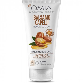 OMIA BIO BALSAMO CAPELLI NUTRIENTE CON OLIO DI ARGAN DEL MAROCCO PER CAPELLI SECCHI 180 ML