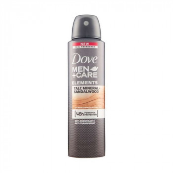 DEO DOVE SPRAY MEN MINERAL POWDER + SANDALWOOD 150 ML