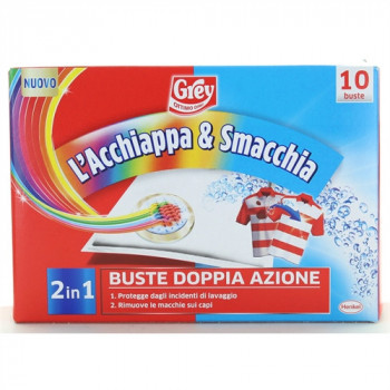 GREY L''ACCHIAPPA & SMACCHIA 2IN1 10 BUSTE