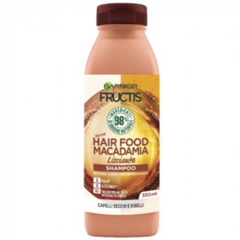 FRUCTIS HAIR FOOD SHAMPOO MACADAMIA LISCIANTE 350 ML