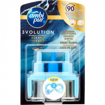 AMBIPUR 3 EVOLUTION PROFUMATORE D''AMBIENTE OCEANO RICARICA 90 GIORNI 20 ML