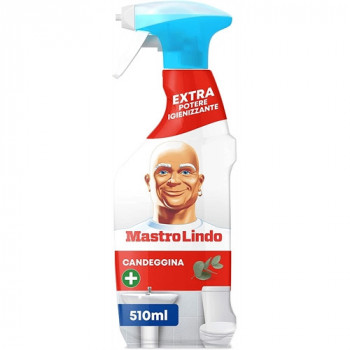 MASTROLINDO SPRAY BAGNO SUPER IGIENIZZANTE CON CANDEGGINA PROFUMO DI EUCALIPTO 500 ML