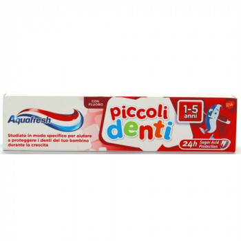 DENTIFRICIO AQUAFRESH BABY CON FLOURO PICCOLI DENTI 1-5 ANNI 50 ML