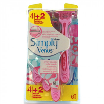 GILLETTE SIMPLY VENSU 3 LAME 4+2 PZ