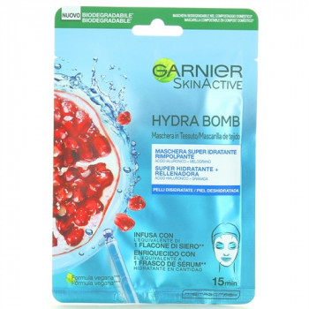 GARNIER MASCHERA HYDRA BOMB IN TESSUTO SUPER IDRATANTE RIMPOLPANTE CON ACIDO IALURONICO...