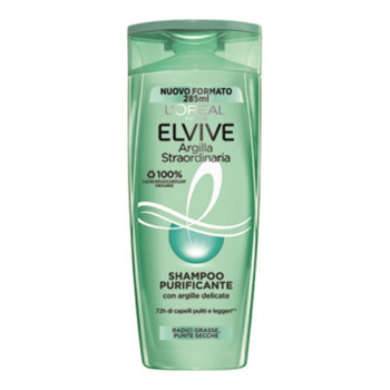 ELVIVE SHAMPOO PURIFICANTE CON ARGILLE DELICATE PER RADICI GRASSE E PUNTE SECCHE 285 ML