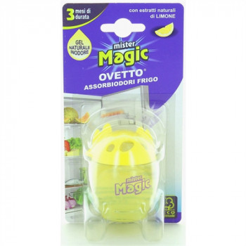 MISTER MAGIC FRIGO OVETTO ASSORBI ODORE LIMONE 40G