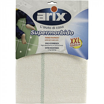 ARIX SUPERMORBIDO PANNO PAVIMENTI MAXI ASSORBENZA ED EXTRA RESISTENTE XXL 50X65...