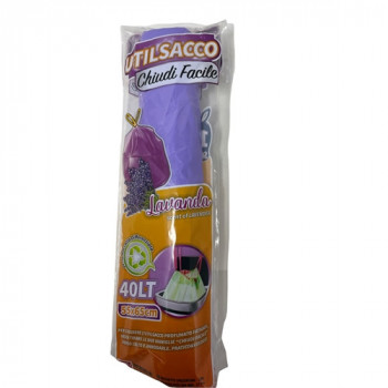 SACCO N.U. LAVANDA CON LEGACCI 55X65 12 PZ